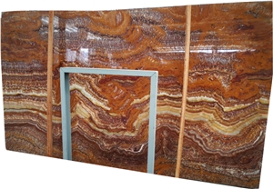 YUANDA Persian Tiger Onyx Slabs Luxury Natural Stone