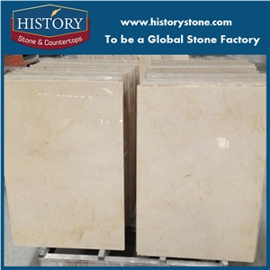 600x600mm Import Spain Beige Marble Crema Marfil Marble Tile
