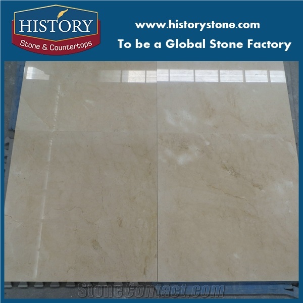 600x600mm Import Spain Beige Marble Crema Marfil Marble Tile