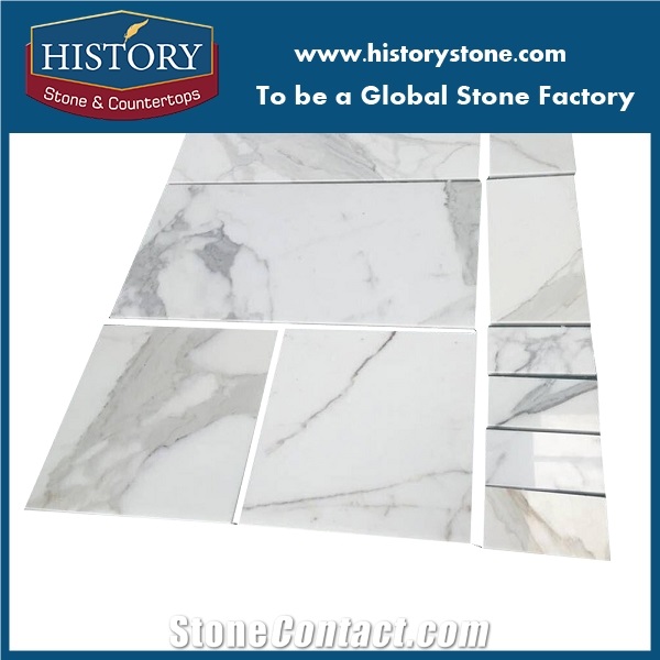 Calacatta White Marble Slab Italian White Marble Luxury Marble Tile