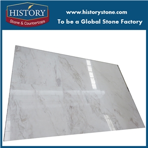 Greece Polished Cut-To-Size Natural Volakas White Floor Marble