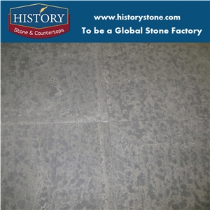 Mongolia Black Granite Flamed Surface Granite Floor Covering Tiles