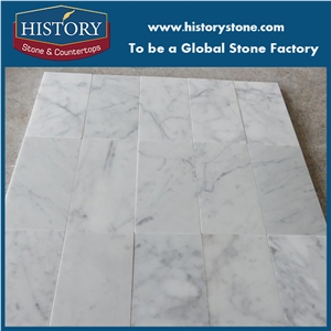Polish Carrara Marble Tile China Factory Price