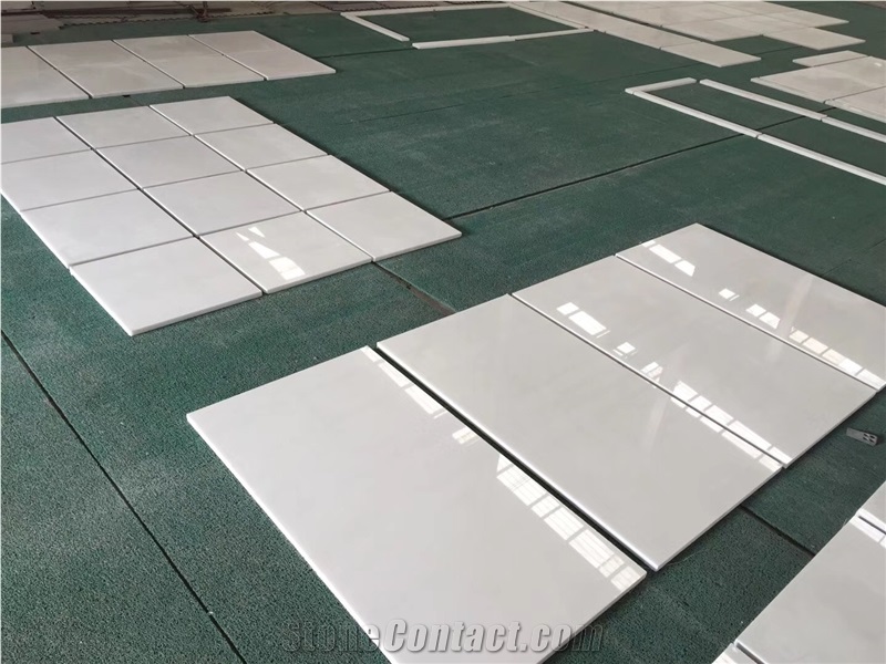 High Quality Chinese Thassos White Jade Marble Tiles and Slabs