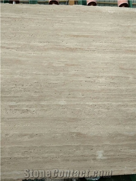 Cream Travertine for Exterial Wall and Floor Covering/Tiles