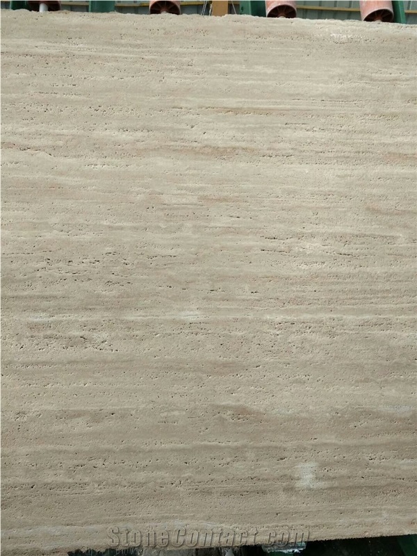 Florence Beige Travertine Bruched Antique Surface for Wall Tile