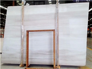 Guizhou White Wooden Marble for Wall and Floor Covering Own Quarry
