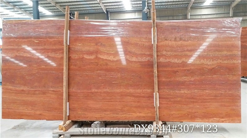 Iran Red Travertine for Interial and Exterial Wall and Floor Covering