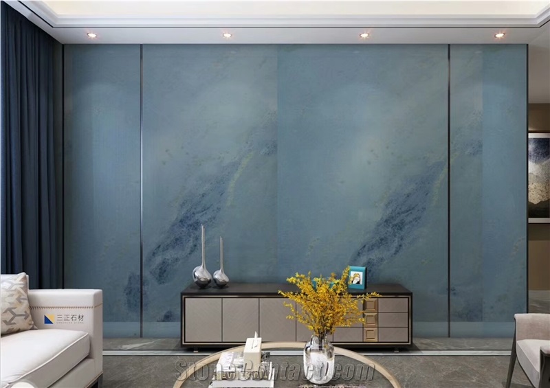 Jasto Romano Blue Marble for Interial Walling Tile