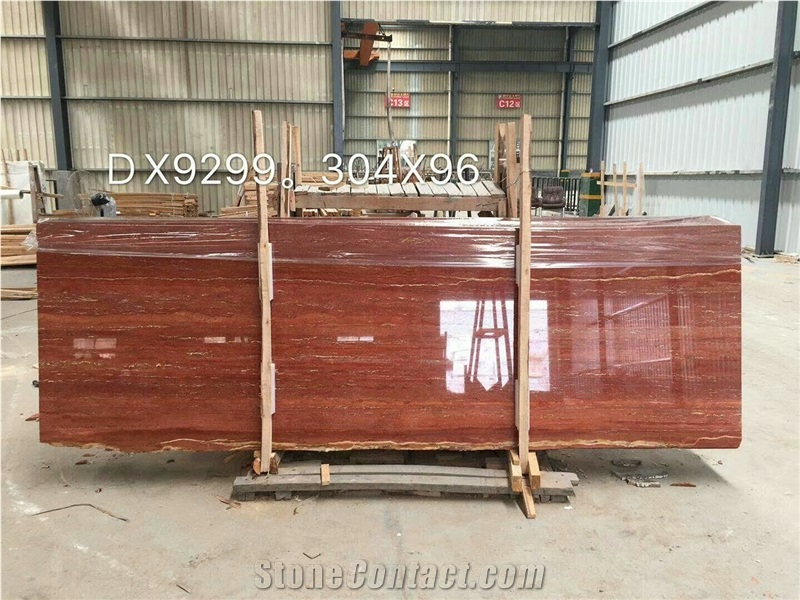 Newly Arrival Iran Red Travertine for Interial and Exterial Tiles