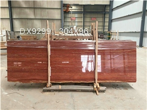 Newly Arrival Iran Red Travertine for Interial and Exterial Tiles