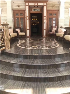 Obama Brown Wooden Marble for Wall and Floor Covering