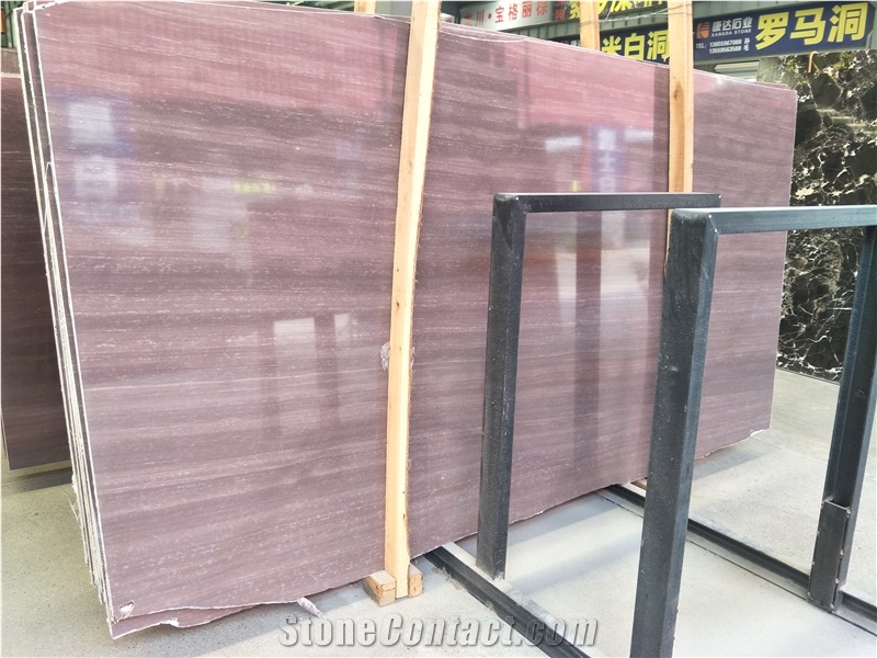 Purple Wood Vein Marble for Flooring Tile