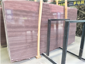 Purple Wood Vein Marble for Flooring Tile