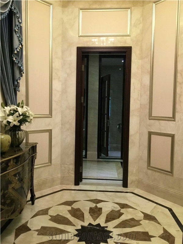 Spain Crema Beige Marble for Interial Wall and Floor Covering