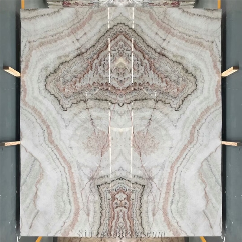 Spider Jade Onyx Book Matched for Wall and Floor Covering