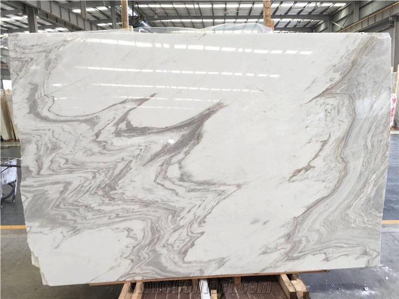 Volakas White Marble Slab & Tiles Cut to Size for Flooring and Wall