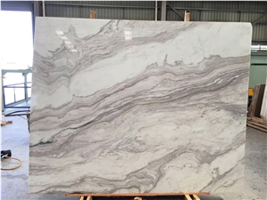 Volakas White Marble Slab & Tiles Cut to Size for Flooring and Wall