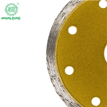 Wanlong Continuous Rim Diamond Cutting Blades for Granite and Marble
