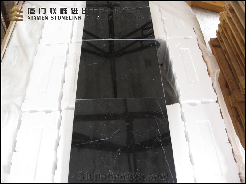 Black Nero Marquina, China Black Marble Slabs&Tile