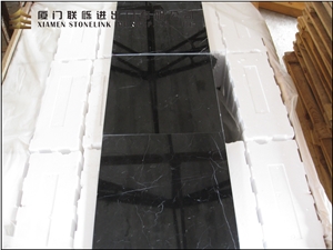Black Nero Marquina, China Black Marble Slabs&Tile