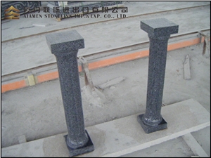 Fujian Black Granite G654 Column Jet Mist Column