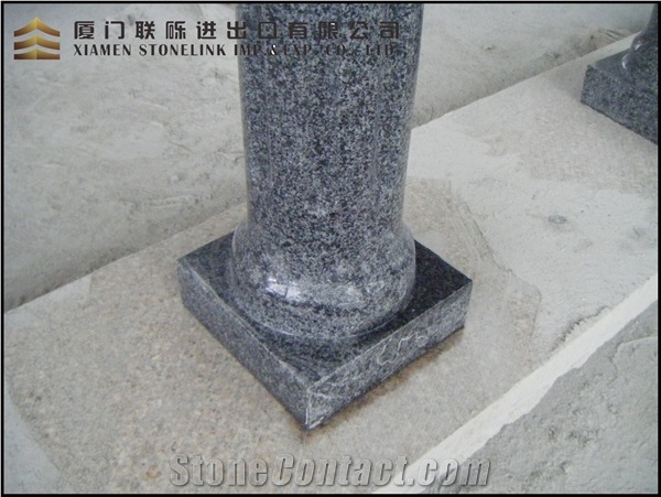 Fujian Black Granite G654 Column Jet Mist Column
