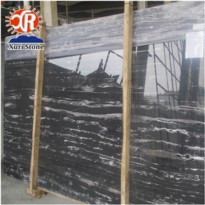 Silver Dragon Marble Chinese Black White Veins
