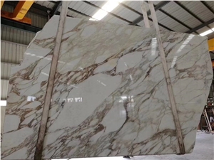 Calacatta Gold Marble Slabs & Tiles, White Marble