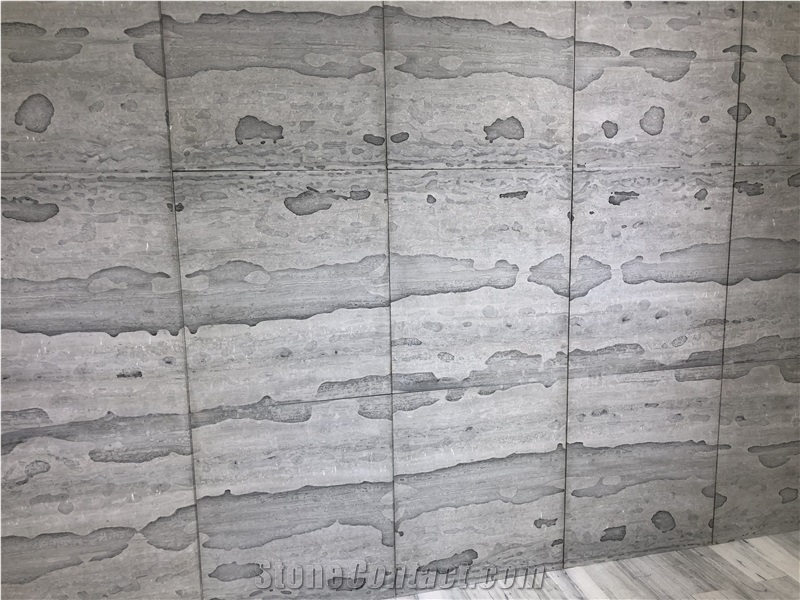 Factory Supply Wooden Blue Marble Slabs & Tiles