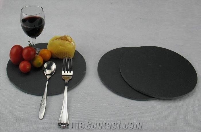 Black Slate Food Plate Slate Cheese Board