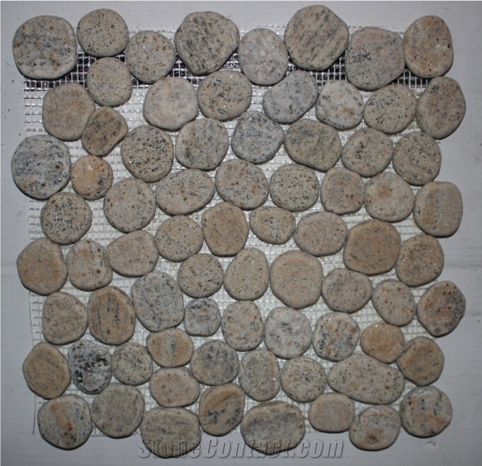 Flat River Pebbles Mosaics Pattern