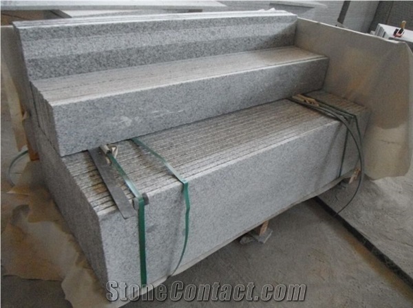 China G623 Granite, Grey Granite Stairs/Steps
