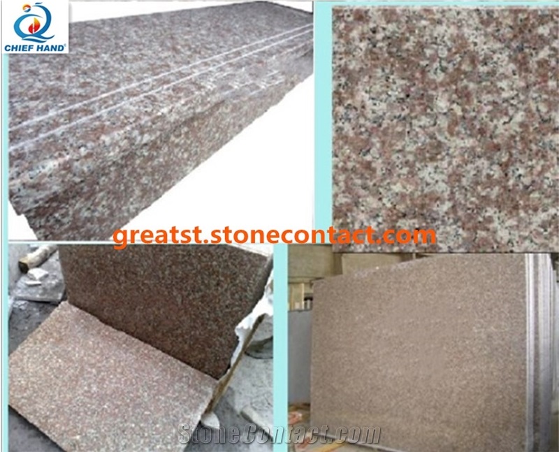 China Red Granite, G687 Granite Stairs & Steps