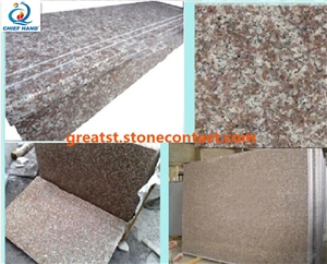 China Red Granite, G687 Granite Stairs & Steps