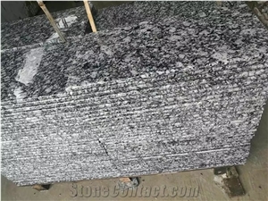 White Sea Wave, Grey Granite Floor Tiles Big Slabs