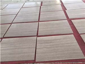 Wooden White Marble Tile