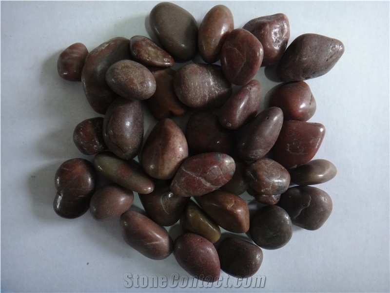 High Quality Red Pebble Stone for Cheap Price