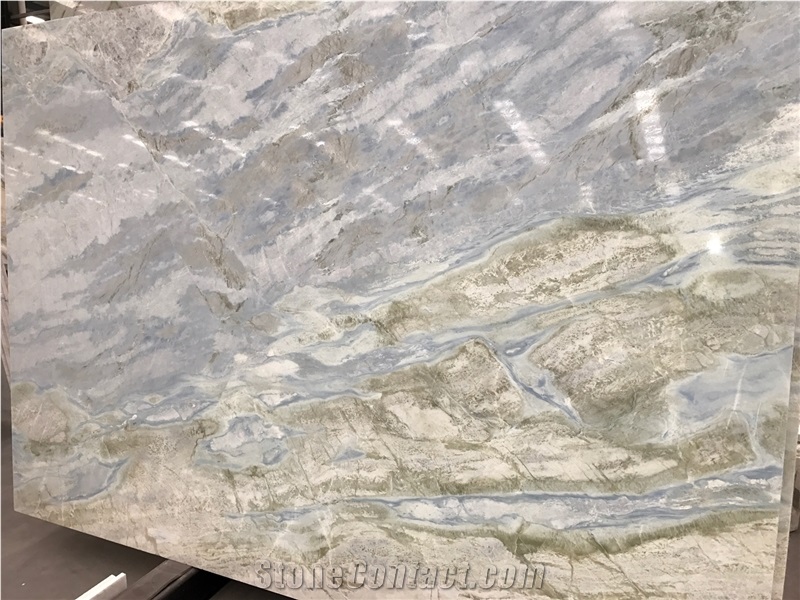 Blue Dragon Veins Marble Slab,Green Seawave Marble
