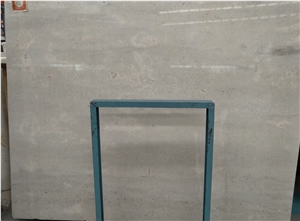 China Light Grey Travertine Polished Slab and Tile