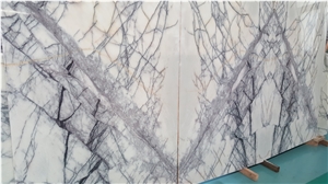 Lilac White Marble Slabs,Lilac Marble Tiles