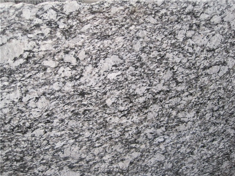 Seawave White Granite Slab,Spray White Granite