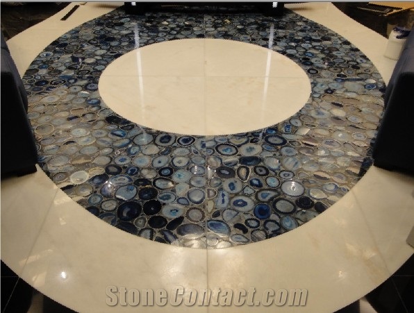 Semiprecious Gemstone Slab,Luxury Agate Stone Tile