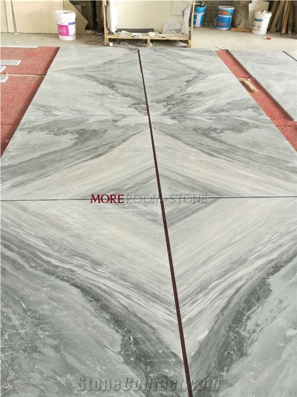 Bookmatch Palissandro Blue Marble Slabs for Wall