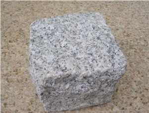 G603 Granite Cubes Stone Pavers Mesh Cobblestone