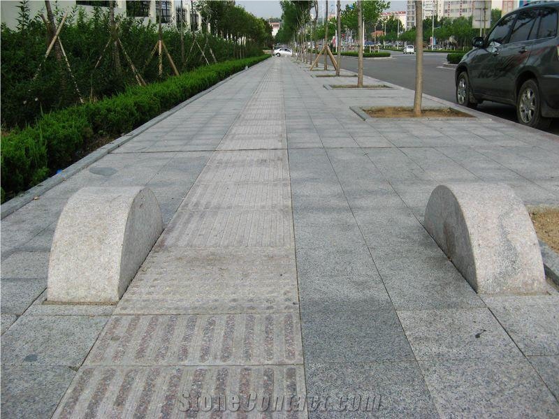 G632 Granite Flamed Blind Stone Pavers Walkway