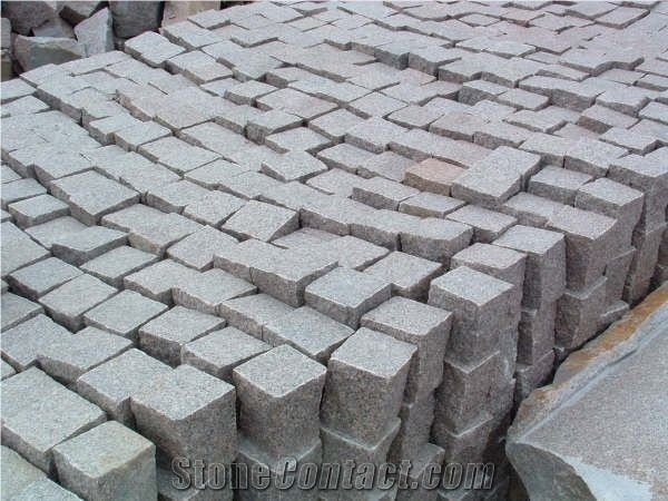 Granite Blocks Cube Stone Pavers Cobbles Stone