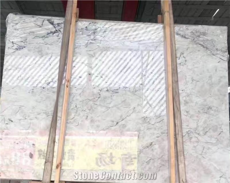 Myanmar Jade White Marble Tiles Slabs Floor Wall