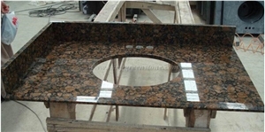 Baltic Brown Customized Kitchen Countertop Project