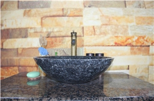 Blue Pearl Bathroom Granite Sinks, Wash Basin,